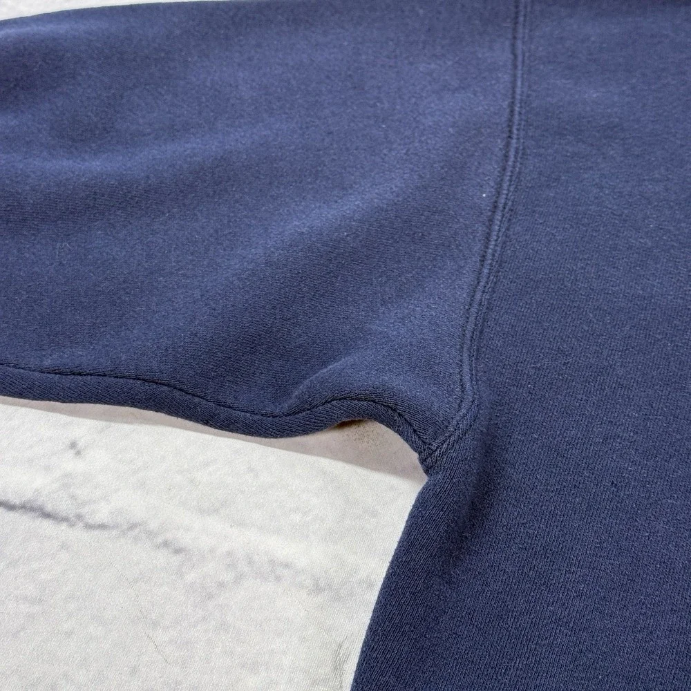 Vintage Crable Sportswear‎ NOTRE DAME Embroidered Navy SweatShirt Unisex Size M